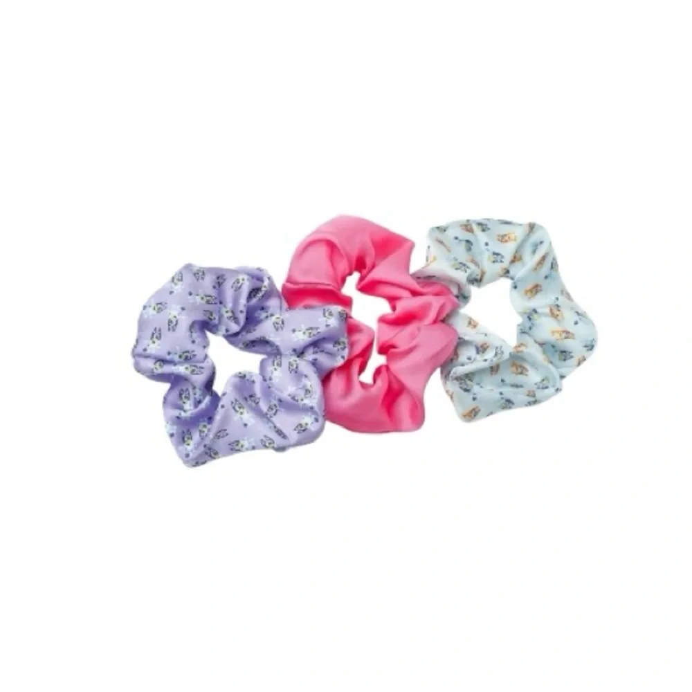 Bluey Sparkle Sunglasses & Scrunchies Set - Blue and Pink